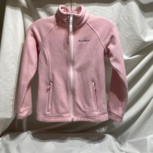 Girls Columbia fleece zip up jacket.